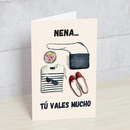 Postal - Nena... TU VALES MUCHO