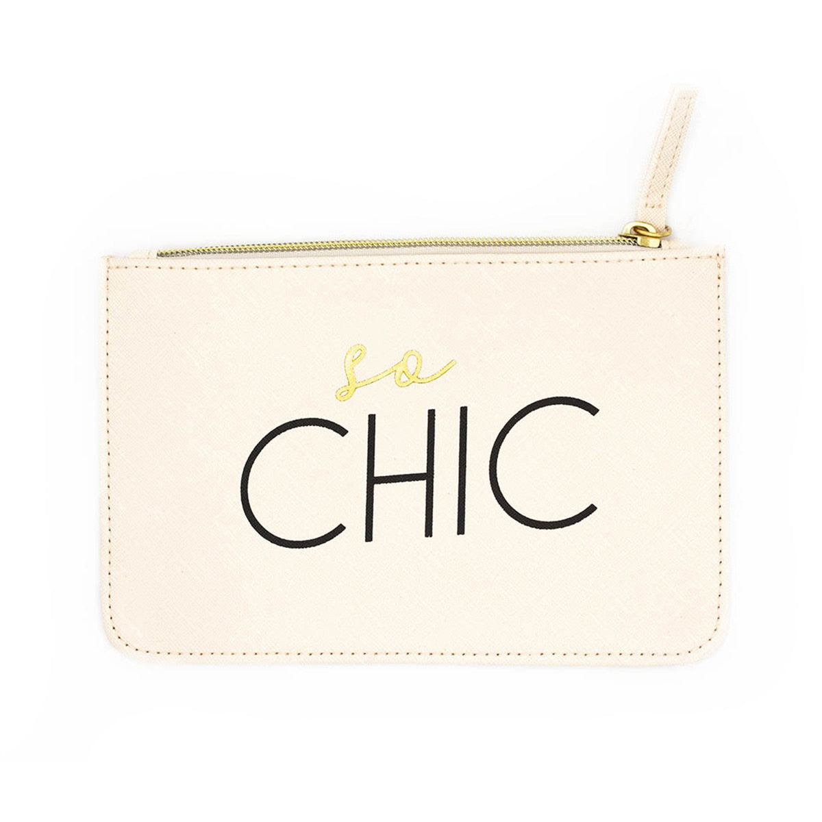 Neceser SO CHIC Beige Negro y Dorado - DRAEGER