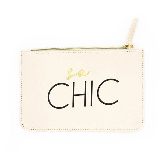 Neceser SO CHIC Beige Negro y Dorado - DRAEGER