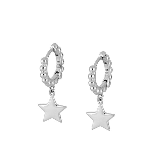 PENDIENTES STAR- PLATA