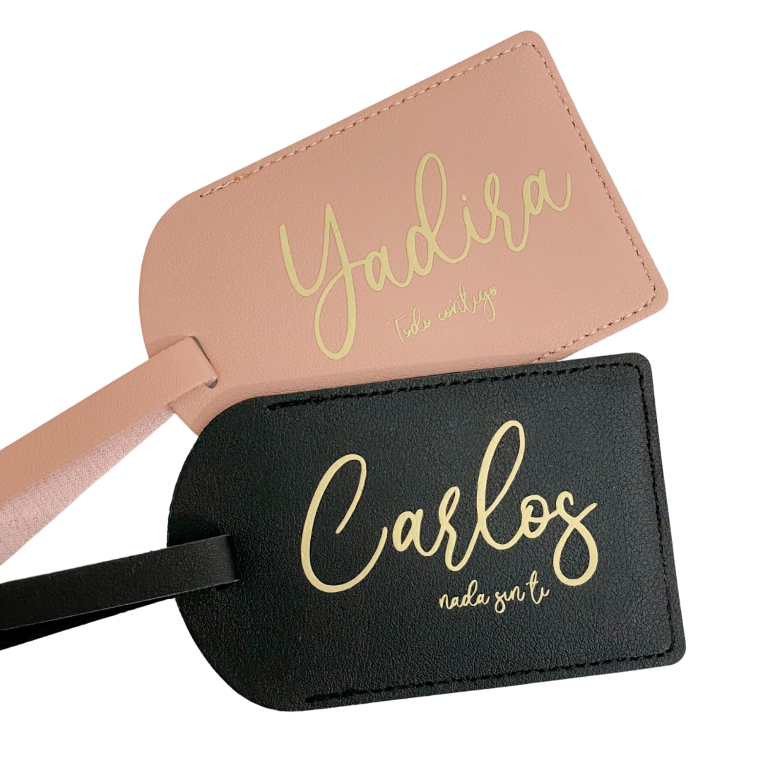 Identificadores de maleta Personalizados-Be Love