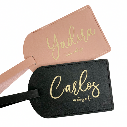 Identificadores de maleta Personalizados-Be Love