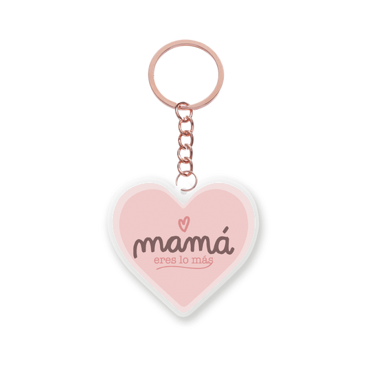 Llavero Metacrilato MAMÁ ERES LO MÁS - The Great Moustache