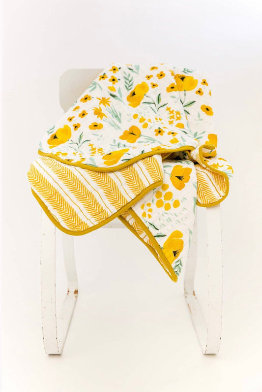 Edredón reversible Buttercup Blossom - Clementine Kids
