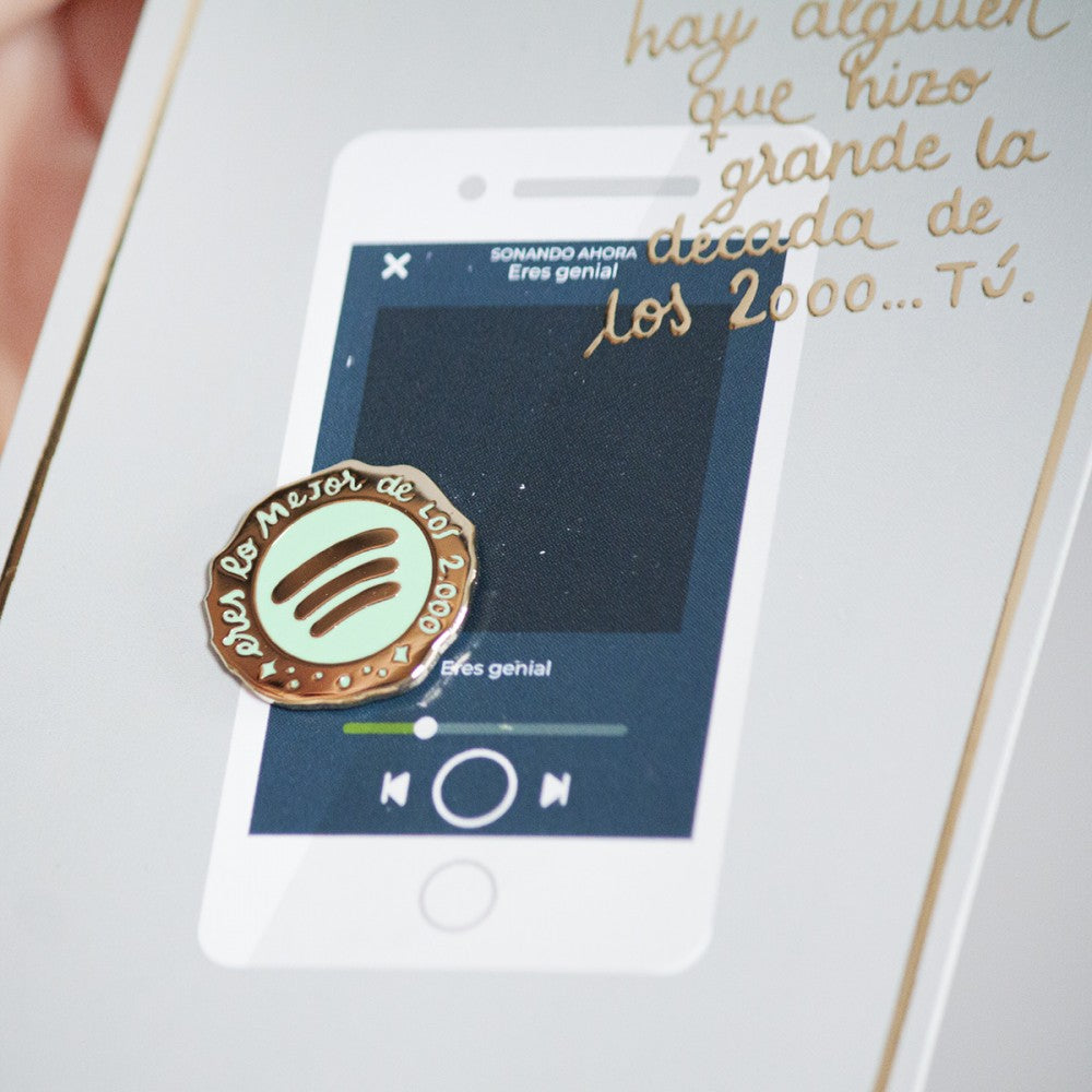 Tarjeta + Pin ERES LO MEJOR DE LOS 2000’s - The Great Moustache