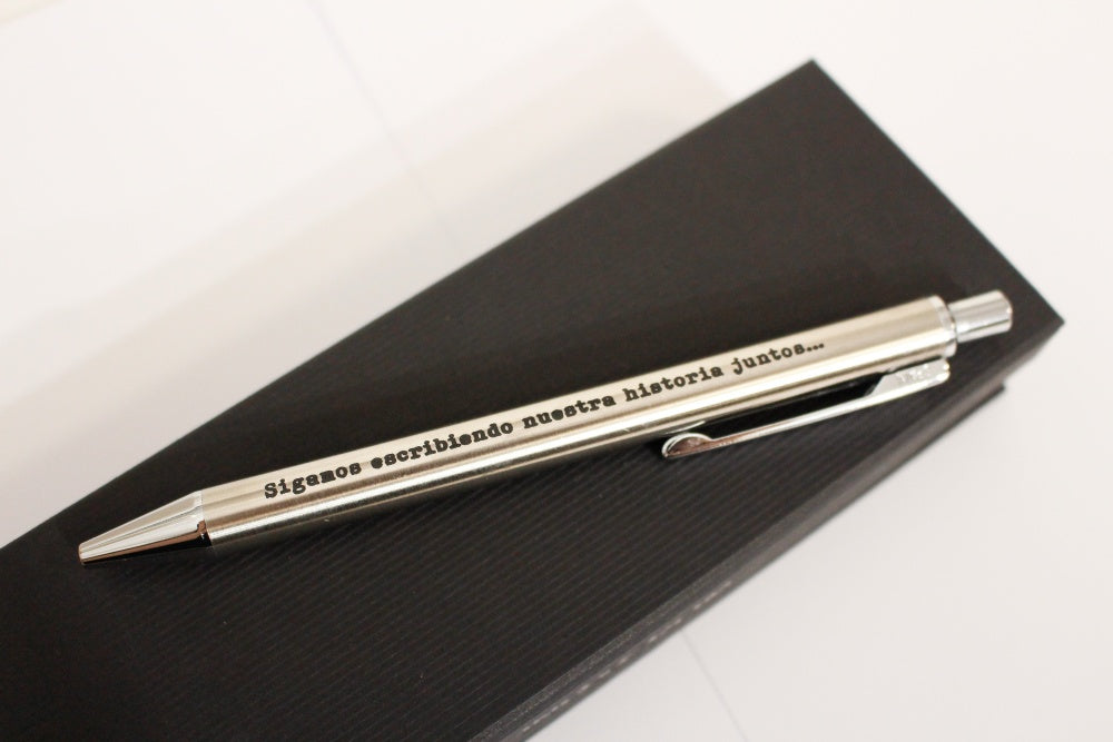 Bolígrafo Inoxcrom de Acero Inoxidable - Personalizado