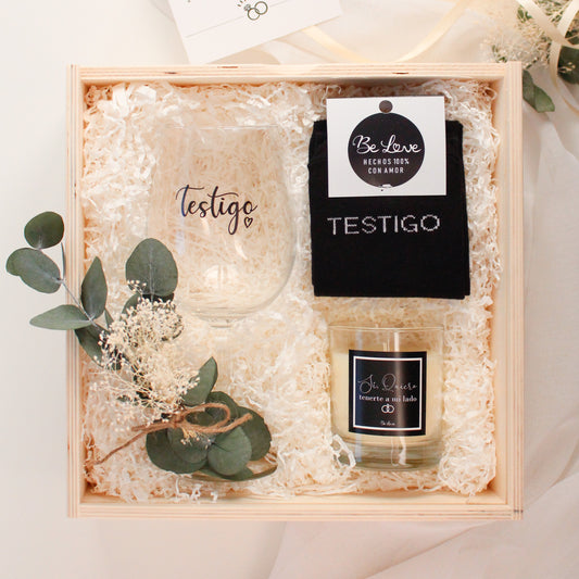 KIT TESTIGO "SÍ QUIERO, TENERTE A MI LADO" - Be Love