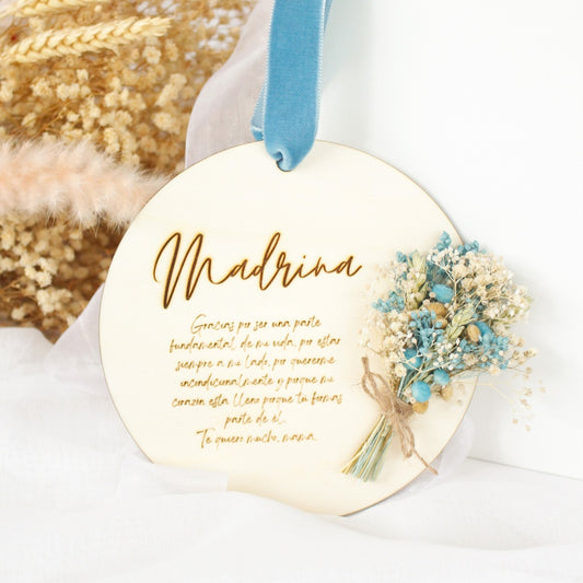 Placa Madrina-Blue
