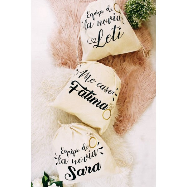 MOCHILA "EQUIPO DE LA NOVIA" - Be Love