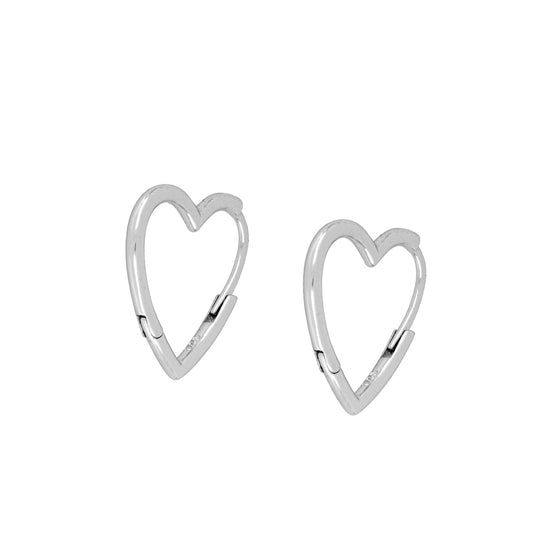 PENDIENTES CORAZÓN. Plata y Plata Chapado Oro