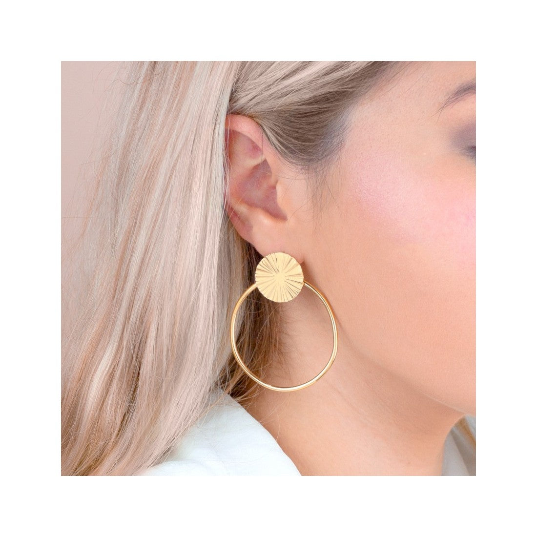 Pendientes RINGSUN- Acero