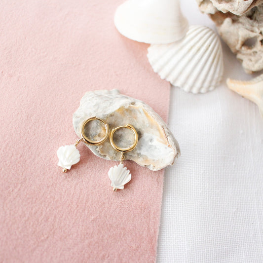 Pendientes Concha Oro - Be Love