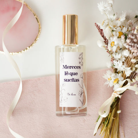 Perfume "Mereces lo que sueñas" (Almizcle Floral Amaderado) - Be Love