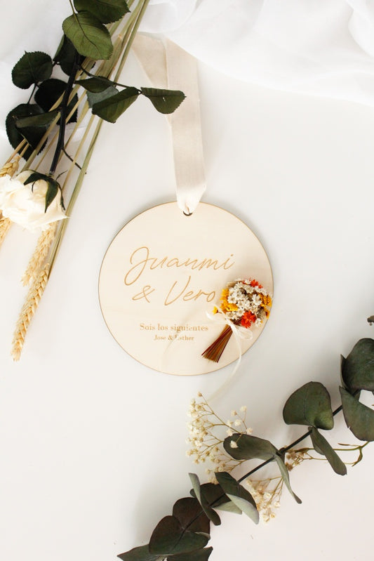 Placa de Madera Personalizable Glixia GOLD- Be Love