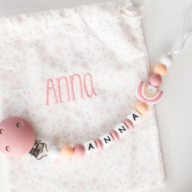 Canastilla PERSONALIZADA Recién Nacida en cajita de Madera - Be Love