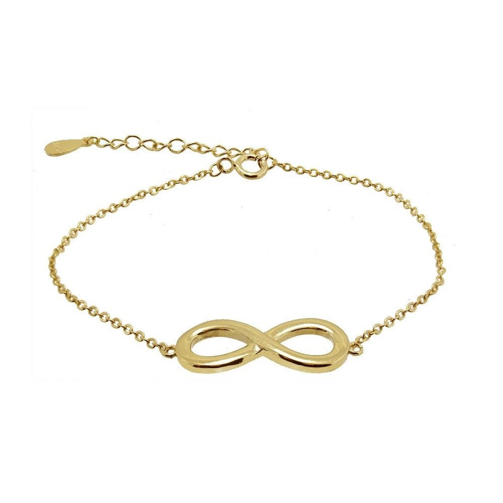 Pulsera TE QUIERO infinito, Plata Chapado Oro- Be Love