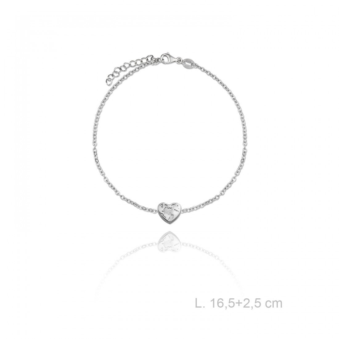 Pulsera Corazón Mundo Mini