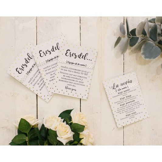 PULSERA + POSTAL PARA LA NOVIA - Be Love