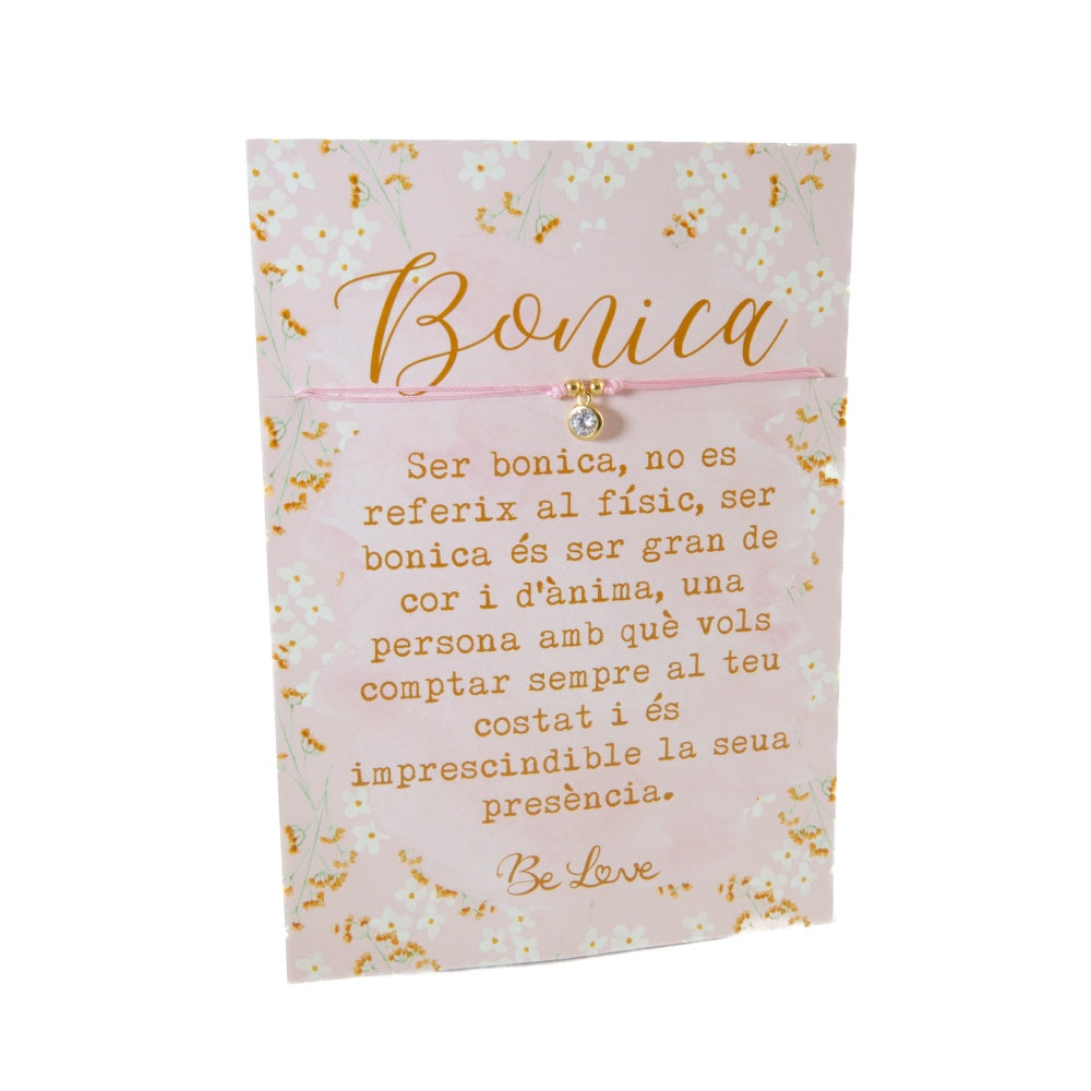 Pulsera BONICA- Plata Chapado Oro- Be Love