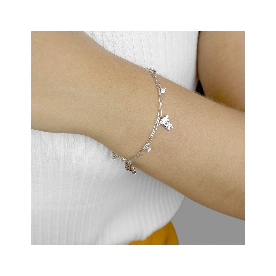 Pulsera de Plata- Enfermera