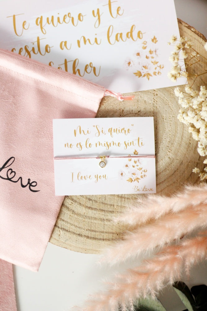 Pulsera "Mi Sí, quiero no es lo mismo sin ti"- Be Love