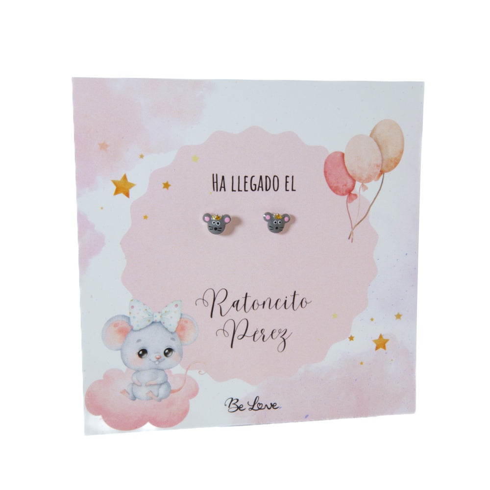 Pendientes Ratoncito Pérez- Plata de Ley