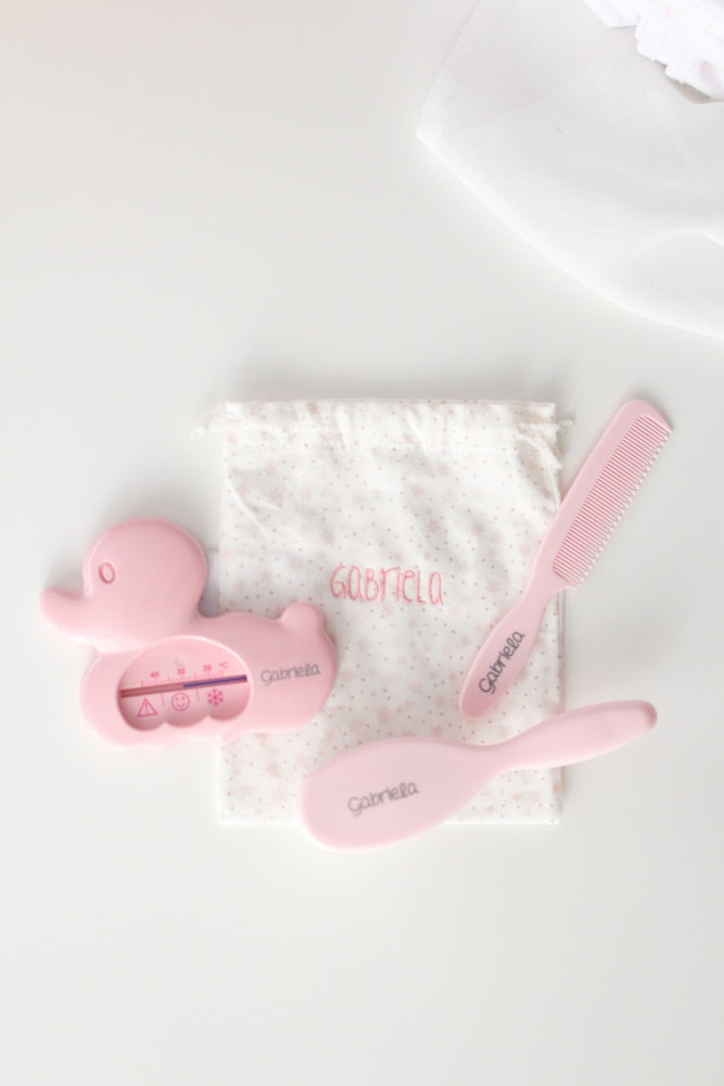 Set de baño PERSONALIZADO Rosa/Azul - Mi Pipo
