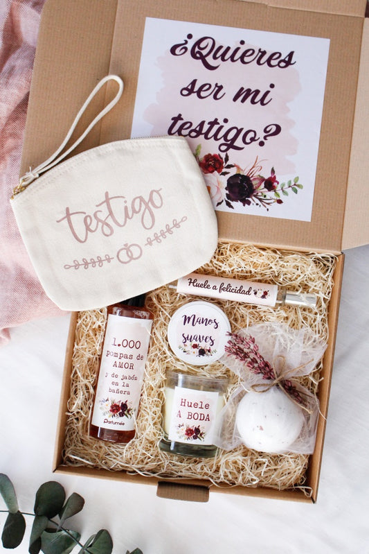 SÚPER KIT PARA TESTIGO DE BODA - Be Love