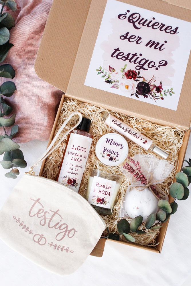 SÚPER KIT PARA TESTIGO DE BODA - Be Love