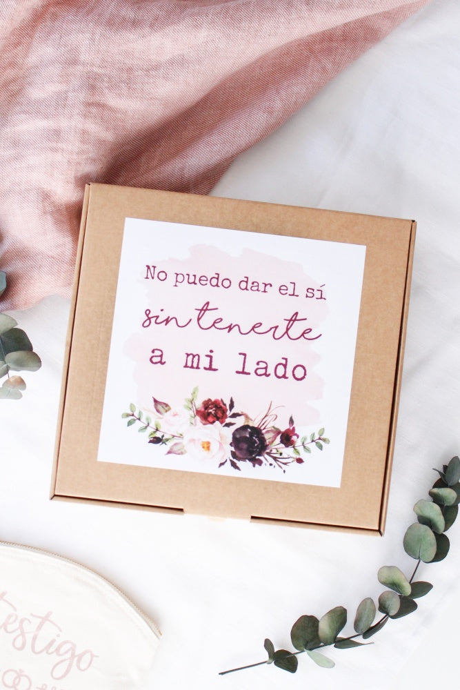 SÚPER KIT PARA TESTIGO DE BODA - Be Love