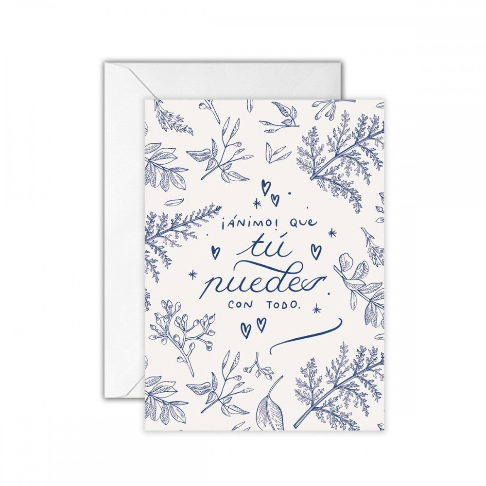 Tarjeta ÁNIMO QUE TÚ PUEDES- The Great Moustache