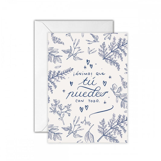 Tarjeta ÁNIMO QUE TÚ PUEDES- The Great Moustache