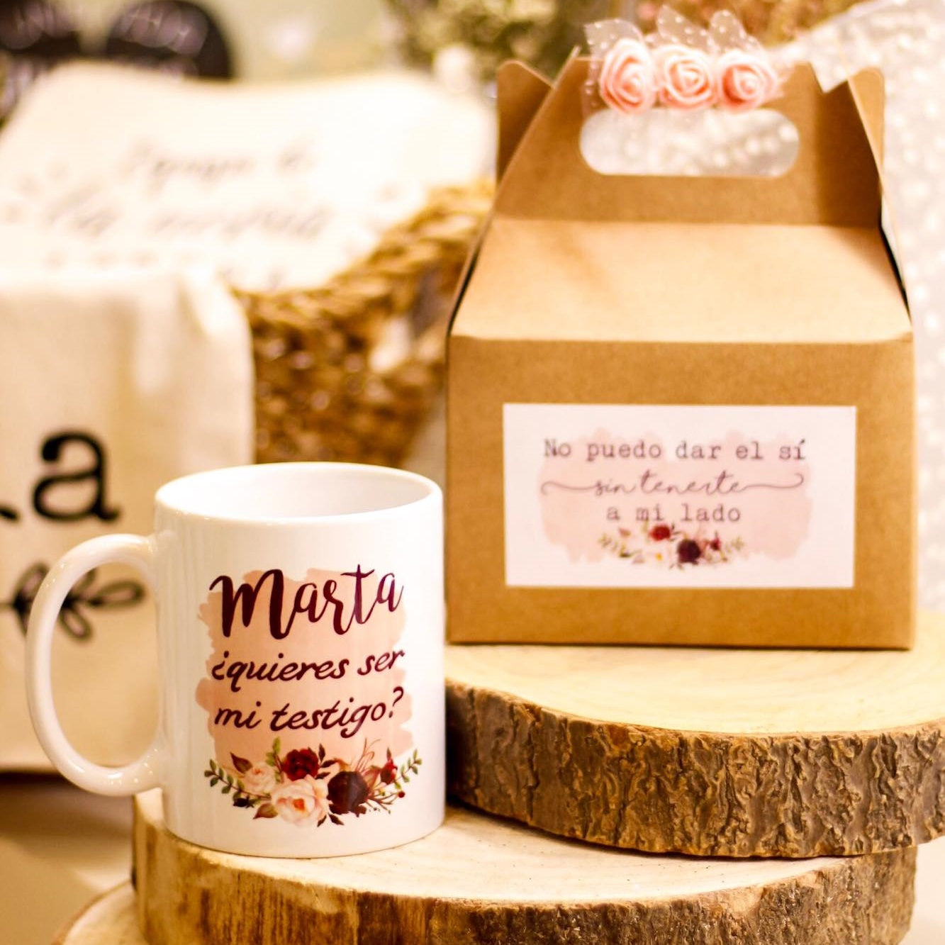 TAZA TESTIGO PERSONALIZADA - Be Love