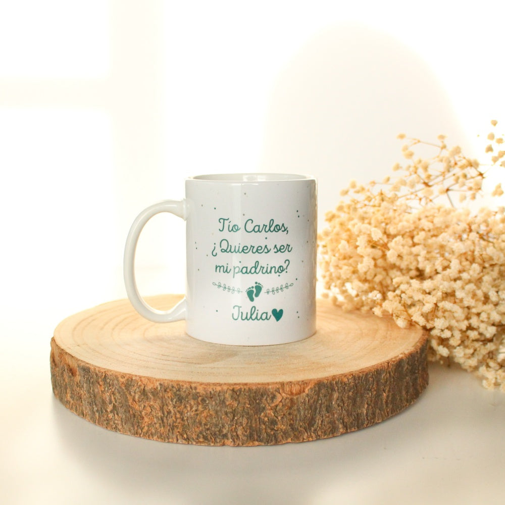 TAZA PERSONALIZADA PADRINO DE BAUTIZO- Be Love