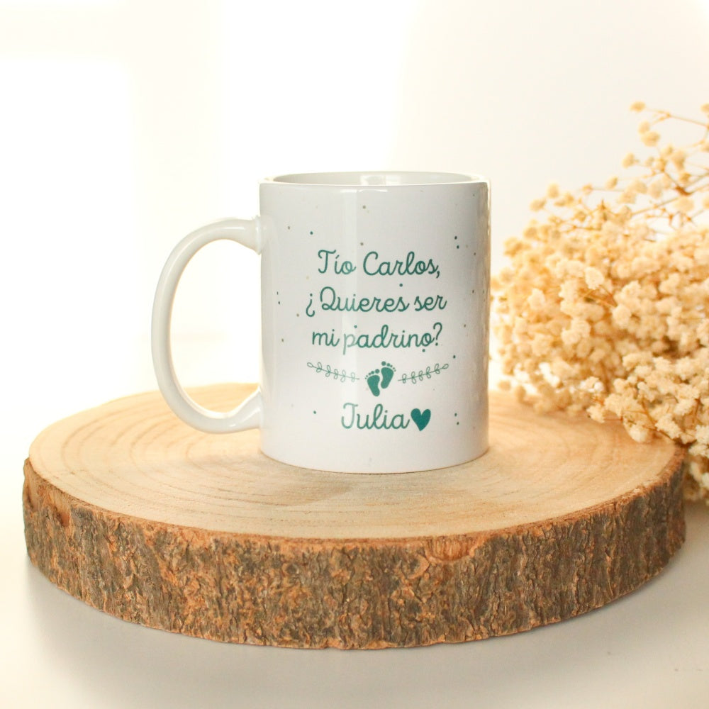 TAZA PERSONALIZADA PADRINO DE BAUTIZO- Be Love