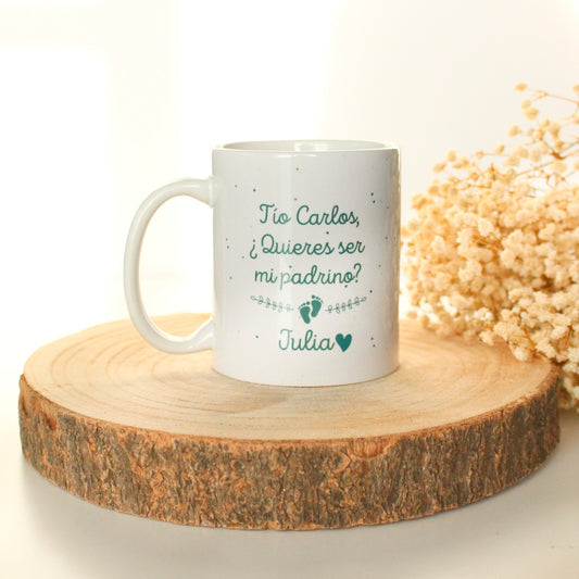 TAZA PERSONALIZADA PADRINO DE BAUTIZO- Be Love