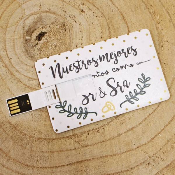 USB CON CAJITA PERSONALIZABLE - Be Love