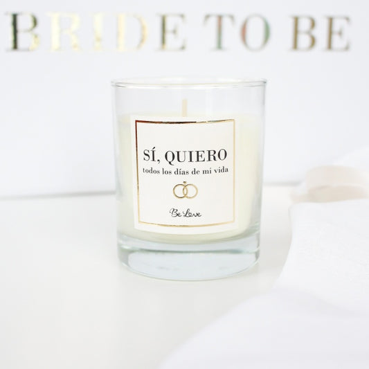 VELA "SÍ QUIERO, todos los días de mi vida"- Be Love